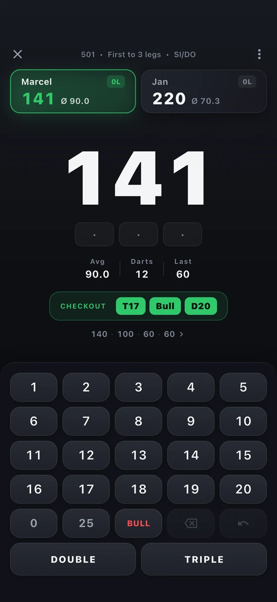 Dart Counter